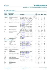 PSMN015-60BS Datasheet Page 5