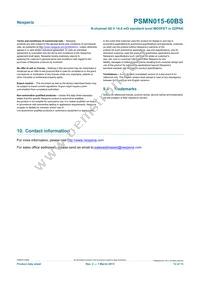 PSMN015-60BS Datasheet Page 12