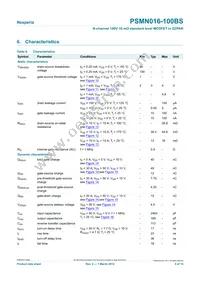 PSMN016-100BS Datasheet Page 5