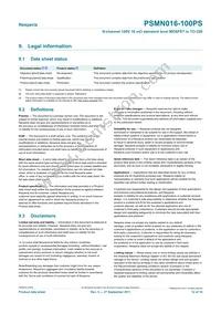 PSMN016-100PS Datasheet Page 12