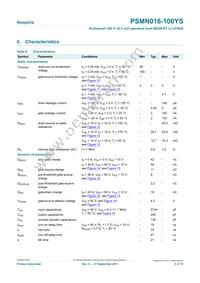 PSMN016-100YS Datasheet Page 6