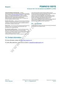 PSMN016-100YS Datasheet Page 14