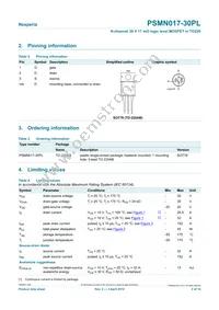 PSMN017-30PL Datasheet Page 2