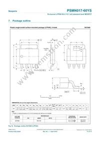 PSMN017-60YS Datasheet Page 11