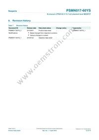 PSMN017-60YS Datasheet Page 12