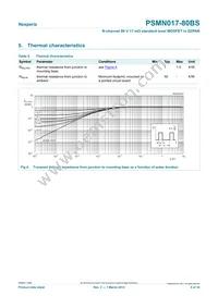 PSMN017-80BS Datasheet Page 4