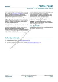 PSMN017-80BS Datasheet Page 13