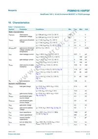 PSMN018-100PSFQ Datasheet Page 6