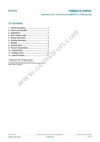 PSMN018-100PSFQ Datasheet Page 13