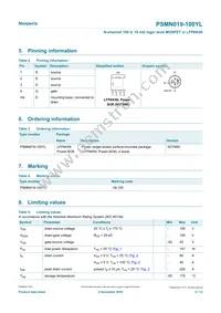 PSMN019-100YLX Datasheet Page 2