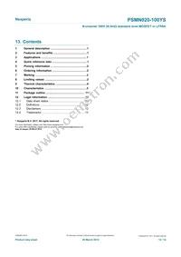 PSMN020-100YS Datasheet Page 14