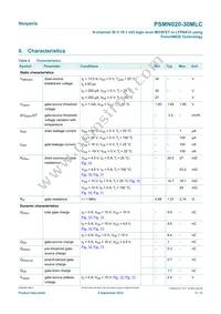 PSMN020-30MLCX Datasheet Page 5