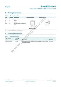 PSMN025-100D Datasheet Page 2