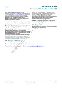 PSMN025-100D Datasheet Page 13