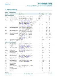 PSMN026-80YS Datasheet Page 6