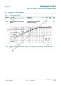 PSMN027-100BS Datasheet Page 4
