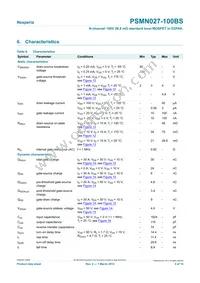 PSMN027-100BS Datasheet Page 5