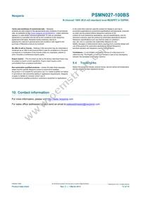 PSMN027-100BS Datasheet Page 13