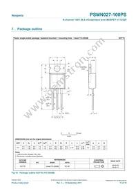 PSMN027-100PS Datasheet Page 10