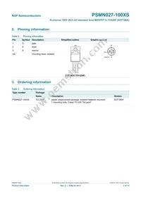 PSMN027-100XS Datasheet Page 3