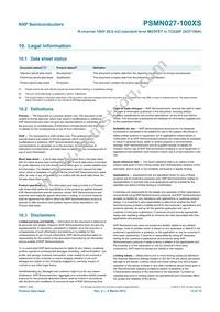 PSMN027-100XS Datasheet Page 14