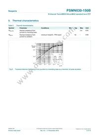 PSMN030-150B Datasheet Page 4