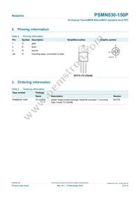 PSMN030-150P Datasheet Page 2