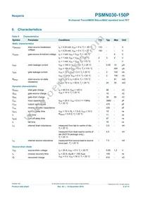 PSMN030-150P Datasheet Page 6
