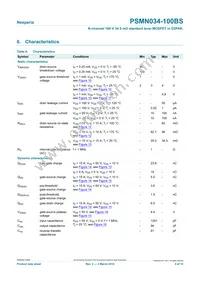 PSMN034-100BS Datasheet Page 5