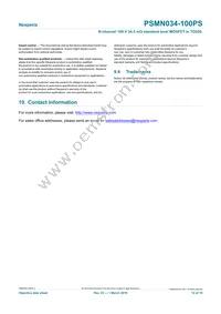 PSMN034-100PS Datasheet Page 14