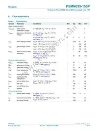 PSMN035-150P Datasheet Page 6