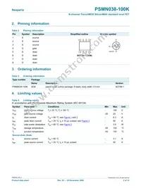 PSMN038-100K Datasheet Page 2