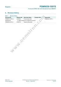 PSMN039-100YS Datasheet Page 12