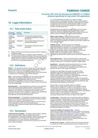 PSMN040-100MSEX Datasheet Page 11