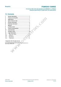 PSMN040-100MSEX Datasheet Page 13