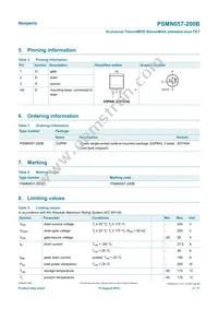 PSMN057-200B Datasheet Page 2
