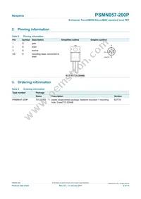 PSMN057-200P Datasheet Page 2