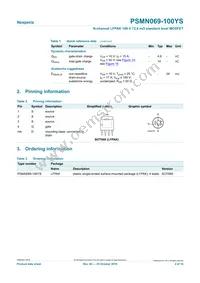 PSMN069-100YS Datasheet Page 2