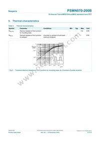 PSMN070-200B Datasheet Page 4