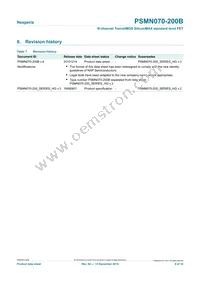 PSMN070-200B Datasheet Page 9