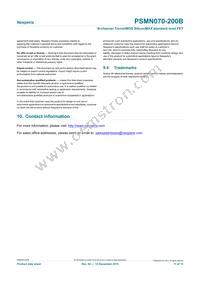 PSMN070-200B Datasheet Page 11