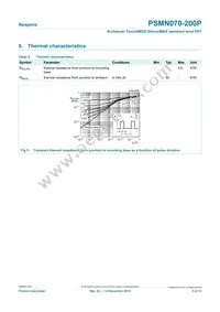 PSMN070-200P Datasheet Page 5