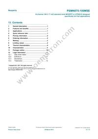 PSMN075-100MSEX Datasheet Page 13