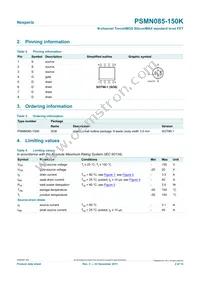 PSMN085-150K Datasheet Page 2