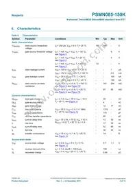 PSMN085-150K Datasheet Page 5