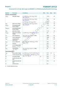 PSMN0R7-25YLDX Datasheet Page 6