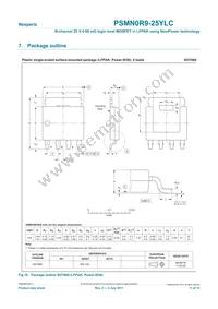 PSMN0R9-25YLC Datasheet Page 11