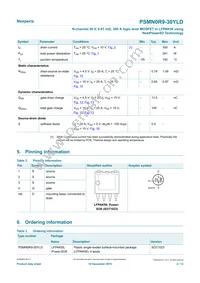 PSMN0R9-30YLDX Datasheet Page 2