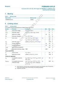 PSMN0R9-30YLDX Datasheet Page 3