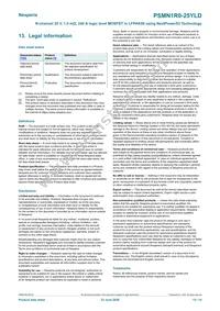PSMN1R0-25YLDX Datasheet Page 13